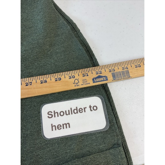 Schnee's Green Flannel Shirt, Wool Blend Heavyweight Size XXL Chore Outdoor - Picture 6 of 7